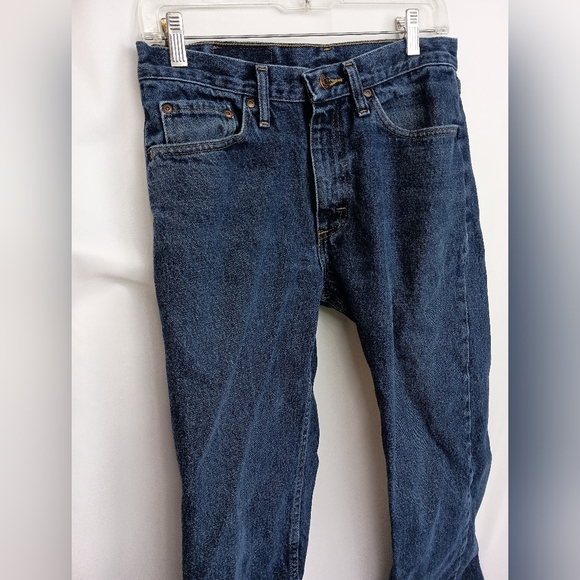 Wrangler Blue Straight Jeans with Classic Fit (#1,423) - Picture 3 of 4